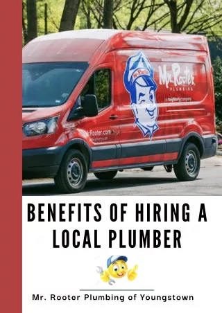 Benefits of Hiring a Local Plumber