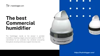 The best Commercial humidifier