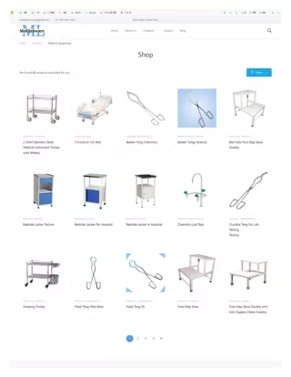 Medilabware: Advanced Surgical Instrument Trolleys for Operating Rooms