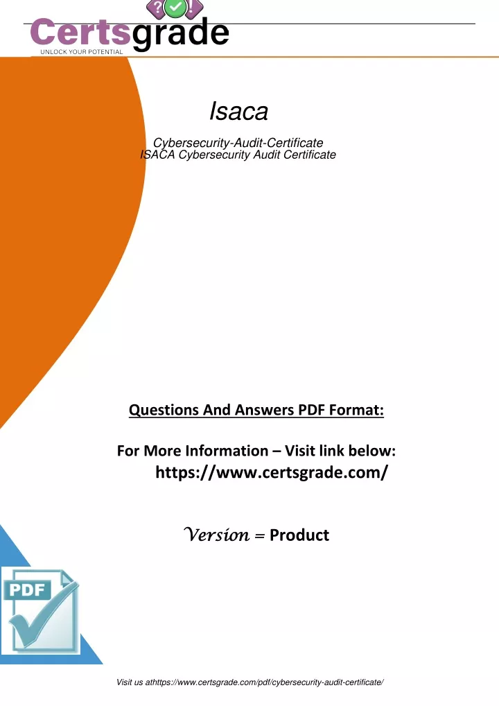 PPT - Master Cybersecurity Pass ISACA Cybersecurity Audit Certificate ...