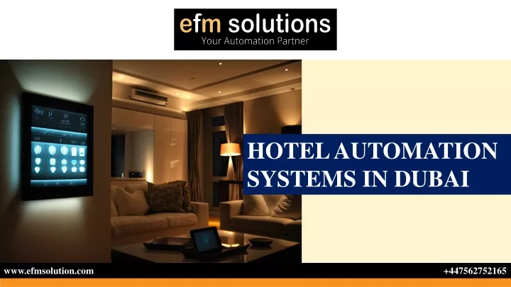 hotel automation systems in dubai