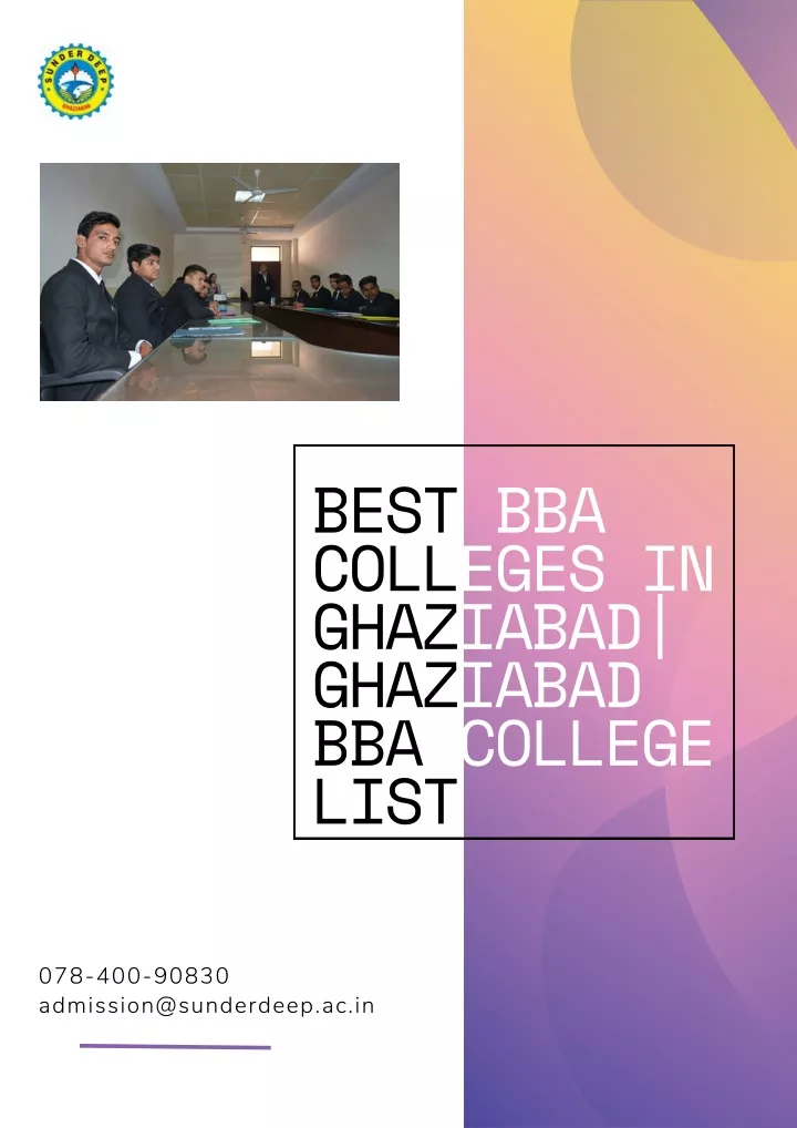 best bba colleges in ghaziabad ghaziabad