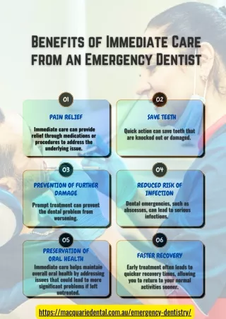 Benefits of Immediate Care from an Emergency Dentist