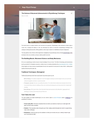 rego physiotherapy