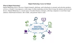 Digital Marketing Course In Mohali
