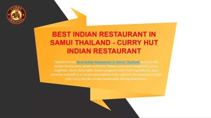 best indian restaurant in samui thailand curry