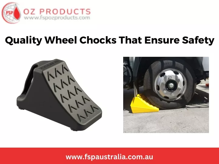 quality wheel chocks that ensure safety