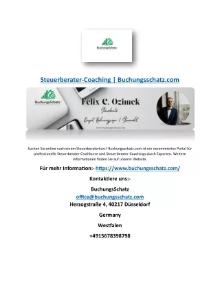 Steuerberater-Coaching | Buchungsschatz.com