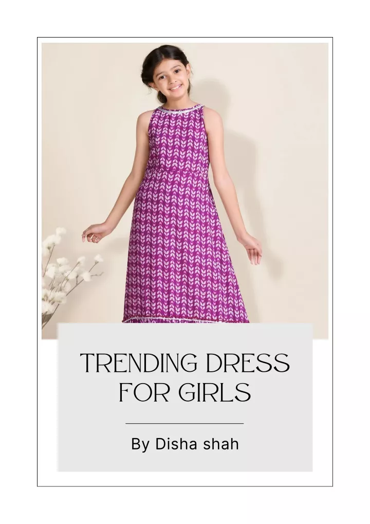 trending dress for girls