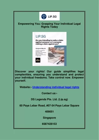 Understanding individual legal rights