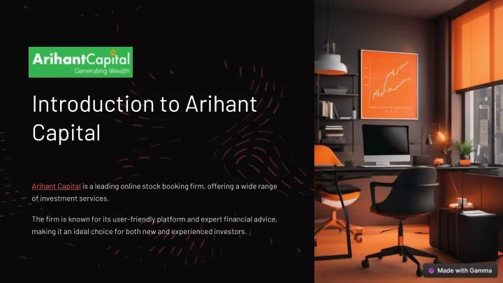 introduction to arihant capital