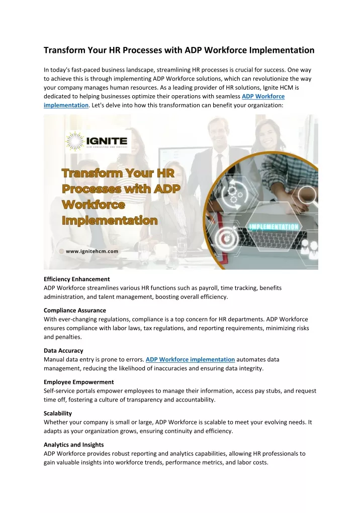 transform your hr processes with adp workforce