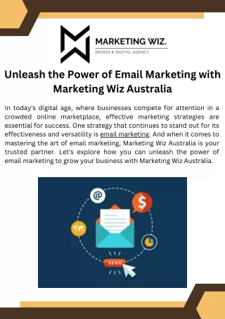 Unleash the Power of Email Marketing with Marketing Wiz Australia
