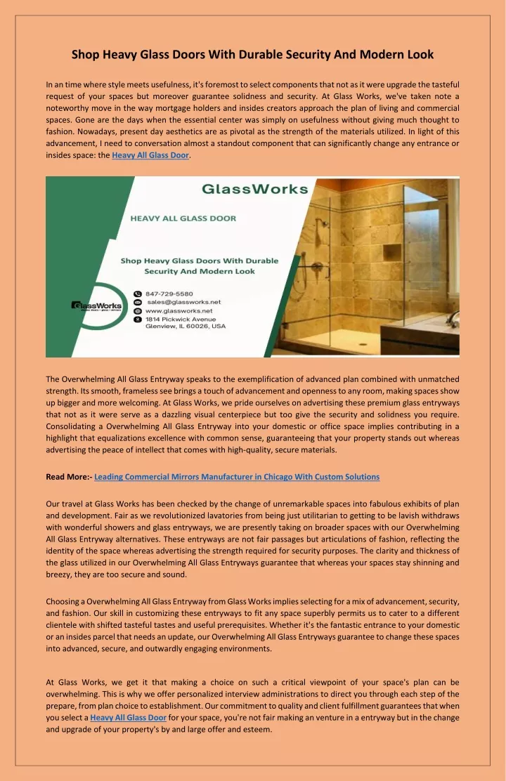 shop heavy glass doors with durable security