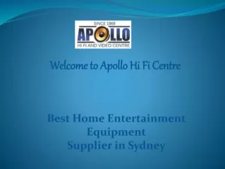 Apollo Hifi Stereo Amplifier