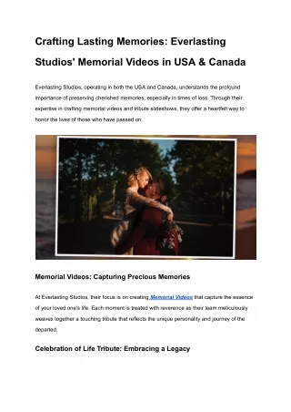 Crafting Lasting Memories_ Everlasting Studios' Memorial Videos in USA & Canada _  everlastingstudios.ca_memorial-videos