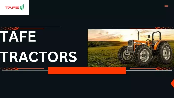 tafe tractors