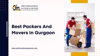 Best Packers And Movers In Gurgaon