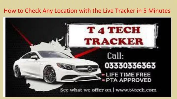 how to check any location with the live tracker