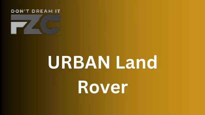 urban land rover