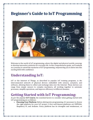 beginner s guide to iot programming