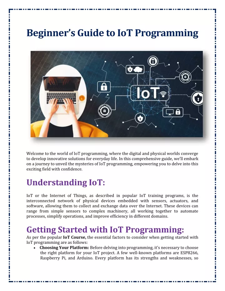 beginner s guide to iot programming