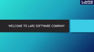 welcome to lars software company