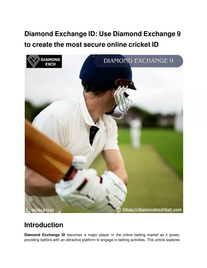 diamond exchange id use diamond exchange