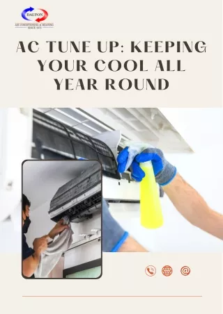 AC Tune Up Keeping Your Cool All Year Round