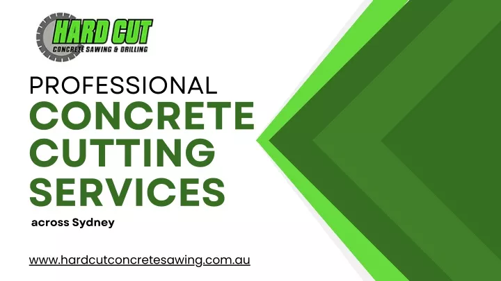 professional concrete cutting services