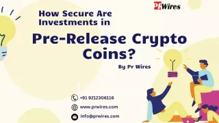 Pre-Release Crypto Coins