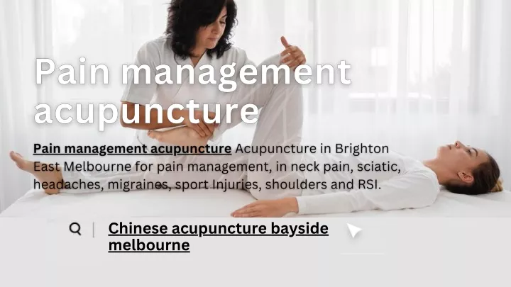 chinese acupuncture bayside melbourne