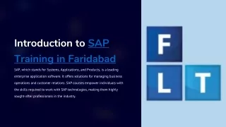 Transform Your Career Path with SAP Training in Faridabad
