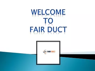 Central Air cleaning - Fair Duct