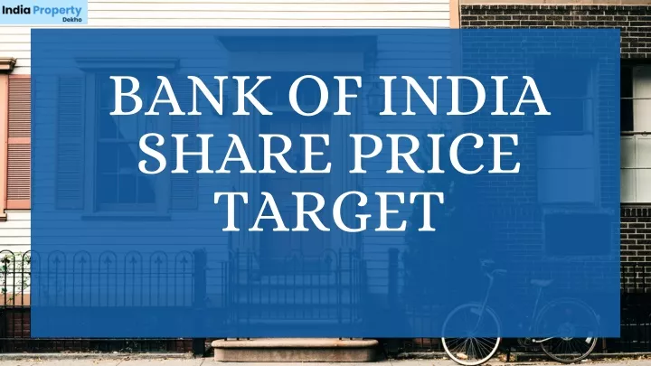 bank of india share price target