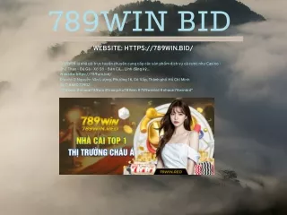 789win bid