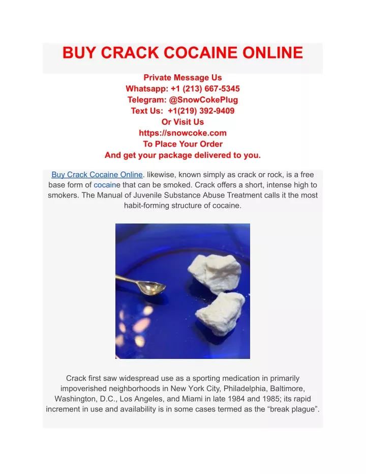 buy crack cocaine online