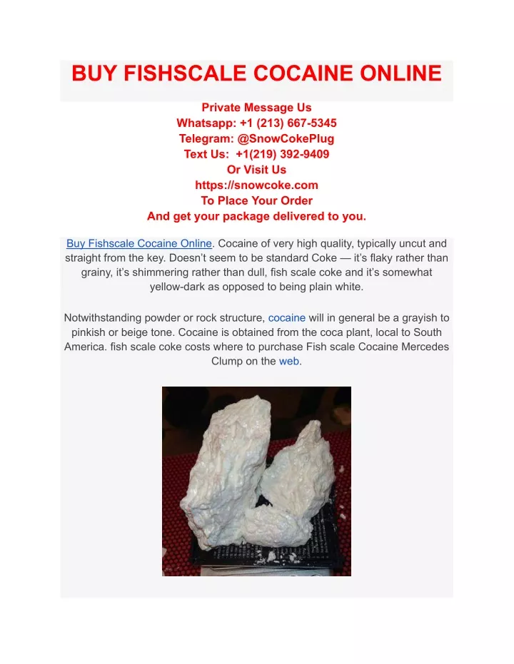 buy fishscale cocaine online