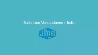 Soda Lime Manufacturers in India - JMB