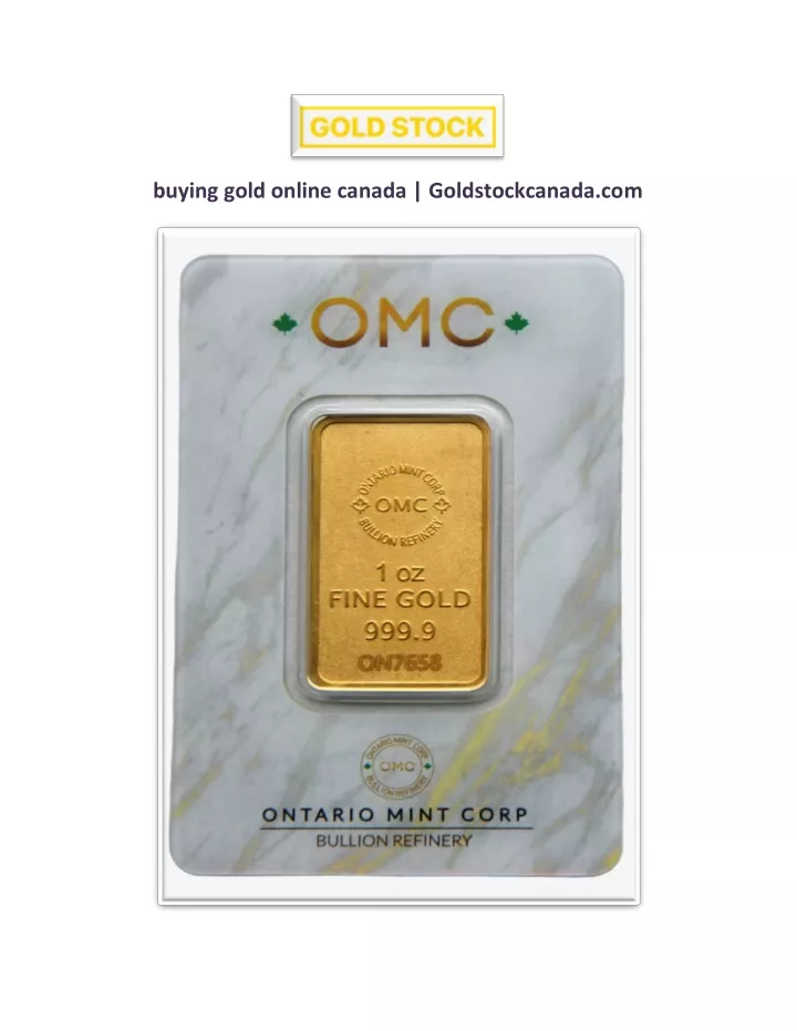 buying gold online canada goldstockcanada com