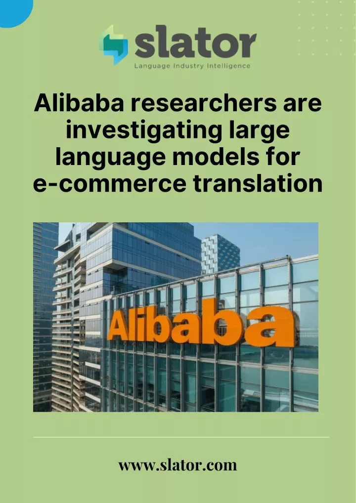 alibaba researchers are investigating large