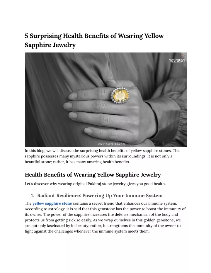 5 surprising health benefits of wearing yellow