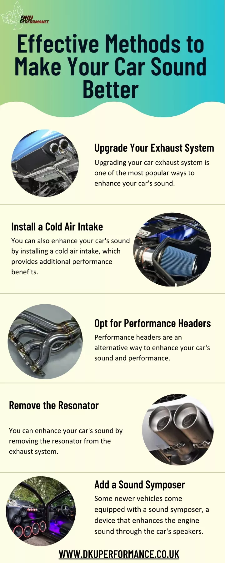 effective methods to make your car sound better