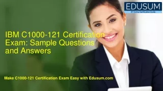 IBM C1000-121 Certification Exam: Sample Questions and Answers