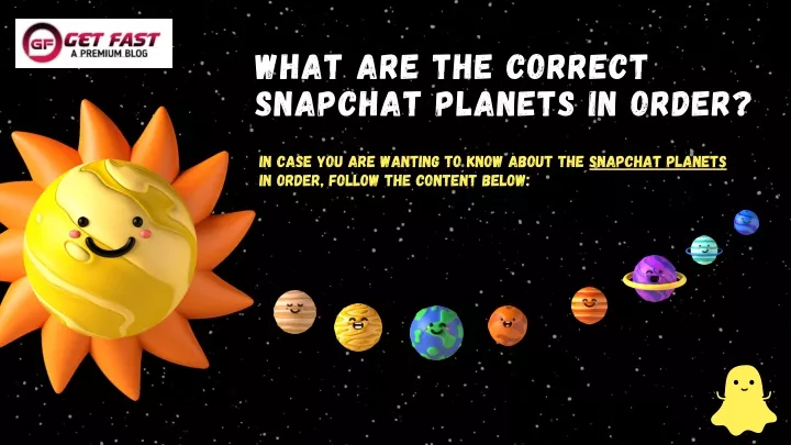 what are the correct snapchat planets in order