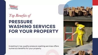 Top Benefits of Pressure Washing Services