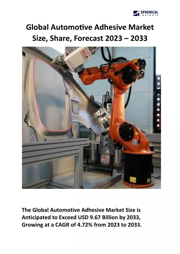 global automotive adhesive market size share