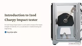 Izod and Charpy Impact Test: What are their differences?