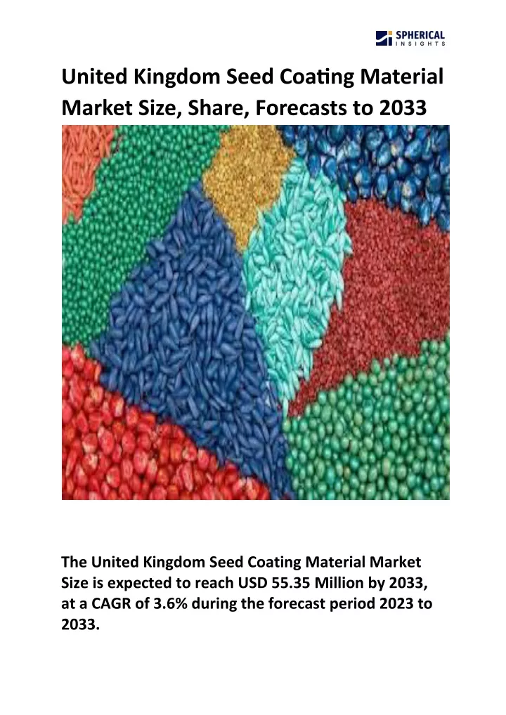 united kingdom seed coating material market size