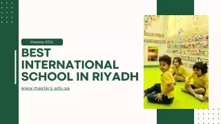 Best international school in Riyadh